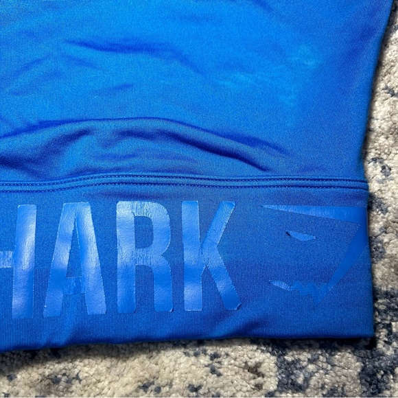 Gymshark Serene Blue Racerback Sports Bra Size Medium - Picture 3 of 8